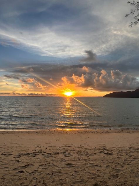 Sunset On The Beach, The Beach