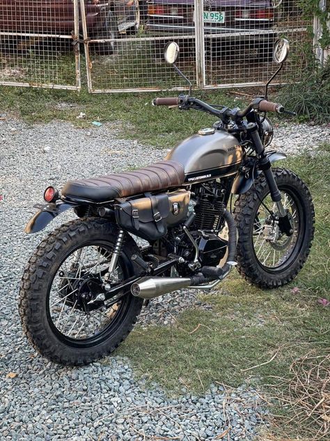 Bike Modification, Custom Bikes Cafe Racers, Cb 450, Brat Bike, Suzuki Cafe Racer, Cafe Racer Moto, Honda Scrambler, Moto Scrambler, Tracker Motorcycle