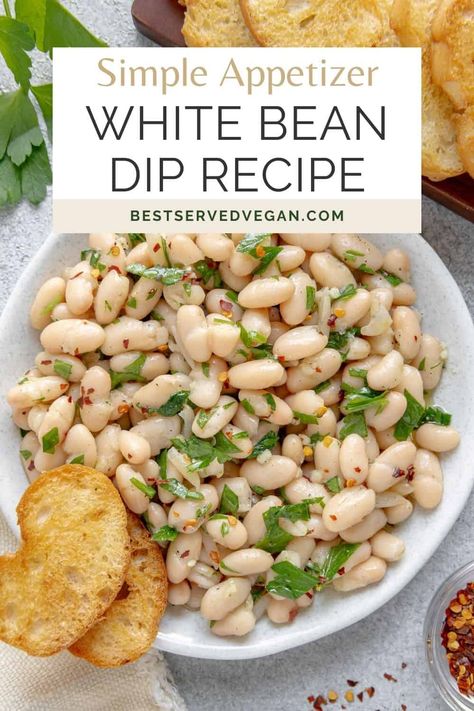 Made with fewer than 10 ingredients in just 10 minutes of active time, this Tuscan Bean Salad is the epitome of simplicity. Perfect for serving as a dip with pita wedges or piling over a bed of your favorite greens, this delectable recipe for white bean salad was inspired by my favorite Italian eatery, Supper, in NYC. Tuscan White Bean Dip, Bean Salad Dip, Tuscan Bean Salad, White Bean Dip Recipe, Seasonal Recipes Fall, Cannellini Bean Salad, Bean Dip Recipes, White Bean Dip, White Bean Salad