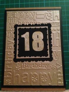 Cricut Birthday Cards, 100 Birthday, 18th Birthday Card, Balloon Card, Happy Birthday Cards Handmade, Big Numbers, Creative Birthday Cards, 18th Birthday Cards, 21st Birthday Cards