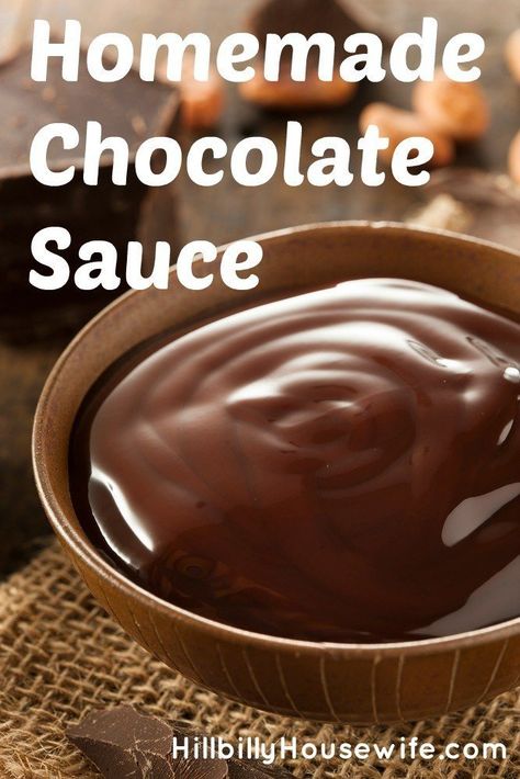 Chocolate Sauce Recipe Cocoa Powder, Chocolate Sauce For Cake, Chocolate Syrup Recipes, Homemade Chocolate Sauce, Chocolate Sauce Recipes, Chocolate Dipping Sauce, Homestead Life, Fudge Sauce, Sauce Pan