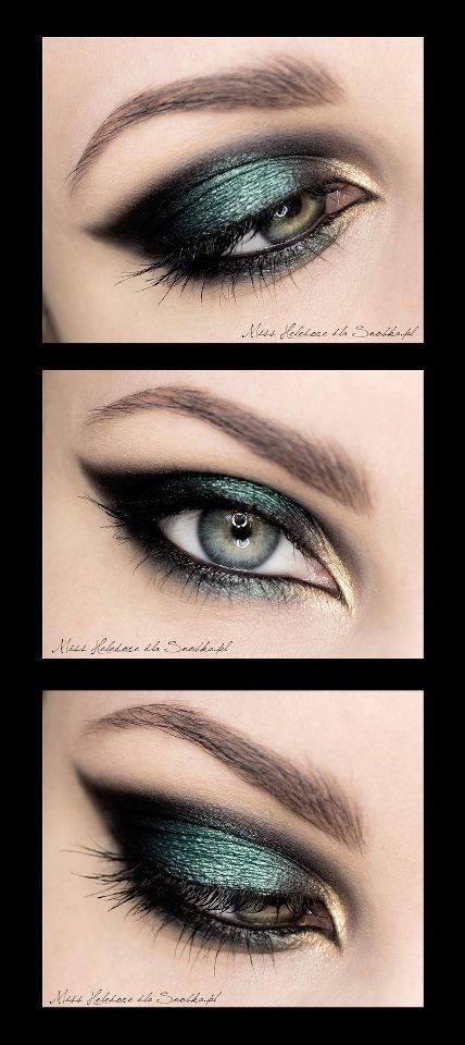 Top 10 Simple Smokey Eye Makeup Tutorials for Green Eyes Extreme Make-up, Grey Smokey Eye, Smokey Eye Makeup Look, Best Makeup Tips, Beauty Make-up, Makijaż Smokey Eye, Winged Liner, Makeup Tricks, Makeup Hacks