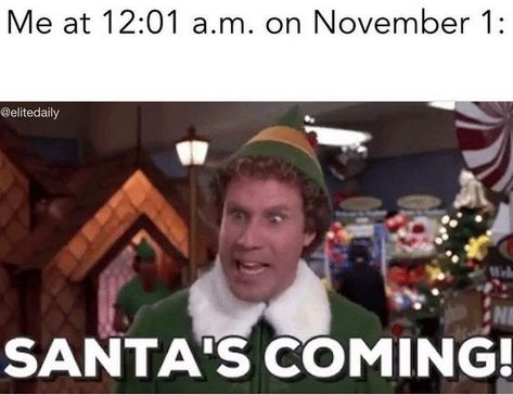 87 Funny Christmas Memes That Put the "Merry" Back into Christmas November First, Christmas Drinking Games, Christmas Memes Funny, Christmas Drinking, Santas Coming, Christmas Memes, Facebook Humor, Happy Hanukkah, Holiday Humor