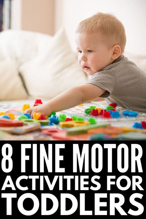 8 Fine Motor Activities for Toddlers | If you’re looking for fun quiet activities to keep kids entertained when you’re stuck indoors, there are heaps of ideas to strengthen the muscles in your child’s hands and fingers to help make handwriting easier. You can recreate many of these with items you already have on hand, like pipe cleaners, pom poms, and popsicle sticks, and they make for great busy bag ideas for children! #toddleractivities #finemotoractivities #finemotoractivitiesfortoddlers Toddler Fine Motor, Toddler Fine Motor Activities, Indoor Activities For Toddlers, Fine Motor Activity, Activity For Toddlers, Baby Sensory Play, Baby Play Activities, Baby Learning Activities, Fine Motor Skills Activities