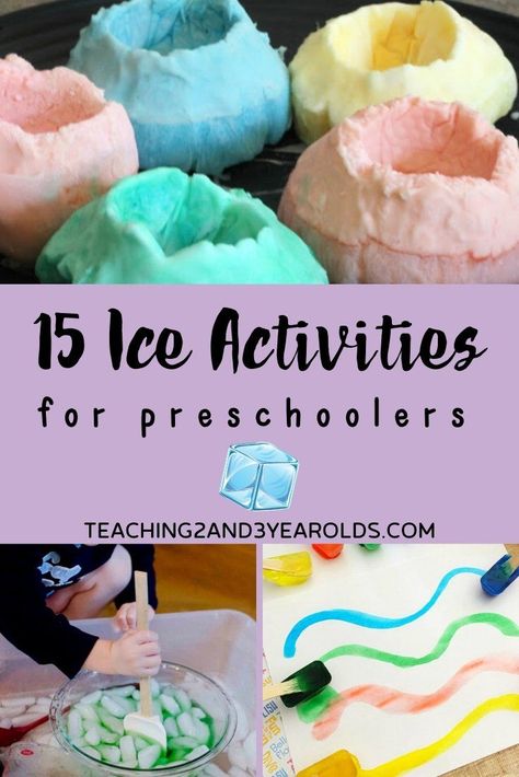 These preschool winter activities involve ice and lots of fun hands-on exploration. Perfect for your science table! #winter #ice #science #activities #preschool #age3 #age4 #teaching2and3yearolds Preschool Winter Activities, Ice Activities, Science Table, Winter Crafts For Toddlers, Preschool Winter, Winter Activities Preschool, Early Literacy Activities, Bubble Fun, Seasons Activities