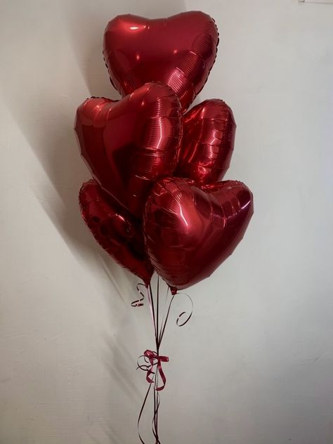 Red Birthday Party, Valentines Balloons, Love Balloon, Red Party, Red Balloon, Heart Balloons, Mylar Balloons, Valentine Special, Helium Balloons