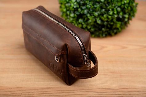 Leather Work Bag, Leather Dopp Kit, Brown Leather Tote Bag, Mens Toiletry Bag, Large Leather Bag, Groomsmen Gifts Personalized, Leather Toiletry Bag, Large Leather Tote Bag, Laptop Bag For Women