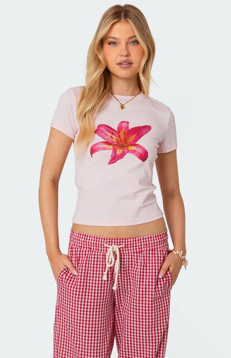 Daylily T-Shirt Wwe T Shirts, Flannel Sweatshirt, Cute Preppy Outfits, Swimwear Dress, 13th Birthday, Top Graphic Tees, Baby T Shirt, Cotton Pants, Graphic Tee Shirts