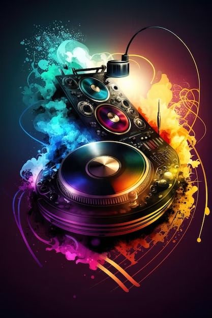 Dj Art Images - Free Download on Freepik Dj Logo Design Ideas, Dj Photos Dj Setup, Dj Art Artworks, Dj Animation, Dj Logo Design, Dj Background Hd Photo, Dna Music, Logo Dj, Dj Business Cards