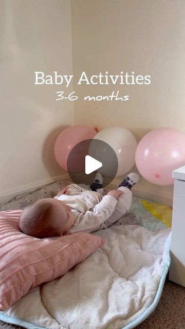 Sara 🎀 Ramal 🧸 on Instagram: "Baby Activities for 3-6 months . Part 1 
Have fun & follow for more 🫶 
#baby #babyactivities #babyactivity #babylover #tummytime #ballonfun #diy #babyplay #waterplay" 6 Month Baby Activities, 5 Month Baby, Baby Activities, Baby Facts, Baby #5, 6 Month Baby, Instagram Baby, Baby Hacks, Baby Play