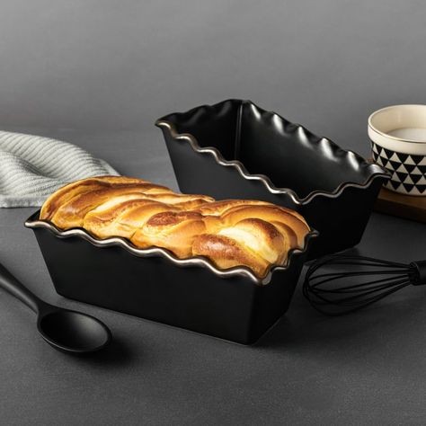 Thyme & Table 9" Ceramic Loaf Dish 2-Piece Set, Onyx - Walmart.com Bakeware, Thyme, Onyx, Kitchen Dining, Ceramics, Canning, Color