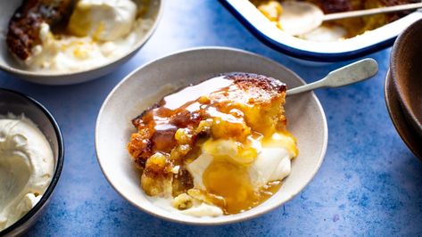 Watch Donal's Family Kitchen, Wednesdays on RTÉ One at 7:30pm. Lemon Curd Pudding, Donal Skehan Recipes, Fried Chicken Salads, Donal Skehan, Lemon Curd Cake, Rachel Allen, Toffee Sauce, Toffee Pudding, Southern Fried Chicken