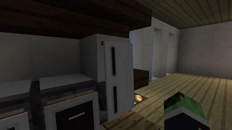 How to make a fridge in Minecraft Minecraft Fridge, Black Fridge, Black Fridges, Crafting Table, White Banner, Minecraft Banners, Black Banner, Craft Table, The Block