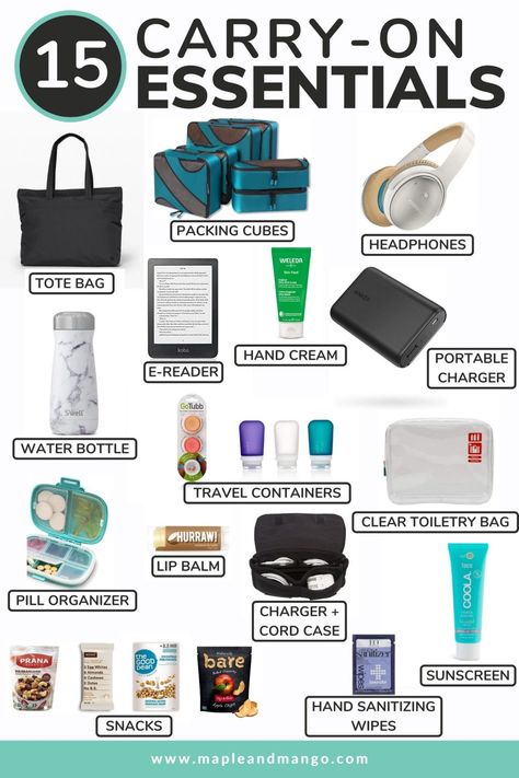 Carry On Essentials, Travel Packing Checklist, Travel Life Hacks, Travel Bag Essentials, Carry On Packing, Travel Container, Carry On Bag Essentials, Travel Necessities, Travel Essentials List