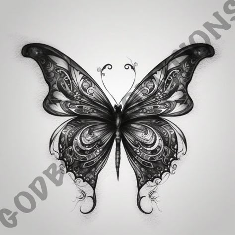 Coverup Butterfly Tattoo, Lace Butterfly Tattoo, Butterfly Tattoo Design, Best Cover Up Tattoos, Butterfly Wrist Tattoo, Neck Tattoos Women, Back Of Neck Tattoo, Pretty Artwork, Neck Tattoos