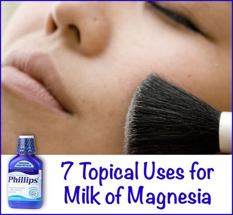 Milk of Magnesia as a face primer and matifier for oily skin..major beauty trick!!! Coconut Milk For Skin, Milk On Face Benefits, Milk Of Magnesia Uses Skin Care, Milk Face Mask Glowing Skin, Cleansing Milk Skin Care, Hair Growth Supplement, How To Treat Acne, Health And Beauty Tips, Homemade Beauty Products