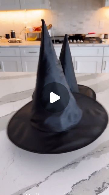 Aleka Shunk on Instagram: "🧙‍♀️So many of you asked about these floating witches hats from a previous reel. Here is how I strung and hung these fun witches hats! It took me under an hour to do it all. You just need a few things! . 🧙‍♀️Witches hats 🧙‍♀️Invisible string  🧙‍♀️Strong tape 🧙‍♀️Mini Command Strips 🧙‍♀️Ladder . The hats are from Amazon! There’s a link in my bio or you can COMMENT HATS for the link!!  . #witcheshats #halloweendecor #halloweendecorations @amazoninfluencerprogram @command #amazonhalloween #halloweeneveryday" Floating Witches Hat, Floating Which Hats, Floating Witch Hat Luminaries, Floating Hats Halloween, How To Hang Witches Hats On Porch, Hanging Witch Hats Diy, Hanging Witch Hats Indoor, How To Hang Witches Hats From Ceiling, Floating Witch Hats Porch