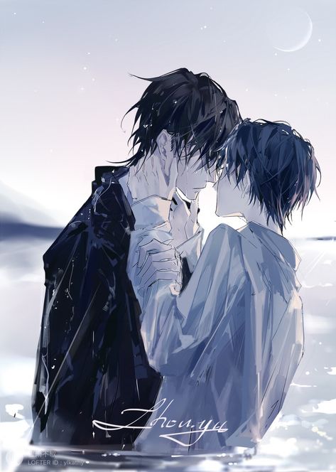 Luân Vô Song Yandere Manga, Anime People, Manga Boy, Anime Couples Manga, Anime Drawings Boy, 영감을 주는 캐릭터, Dark Anime, Boy Art