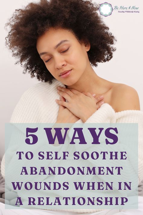 If you find yourself feeling triggered by abandonment issues in your relationship, there are some things you can do to self-soothe and bring yourself back to a place of security and happiness. Read more if you want to learn how to nurture a secure relationship by managing your abandonment fears . How To Nurture A Relationship, How To Deal With Abandonment Issues, How To Bring Up Issues In A Relationship, Healing Abandonment Issues, How To Heal Abandonment Issues, Abandonment Wound Healing, Abandonment Issues, Couples Therapy Worksheets, When Someone Loves You