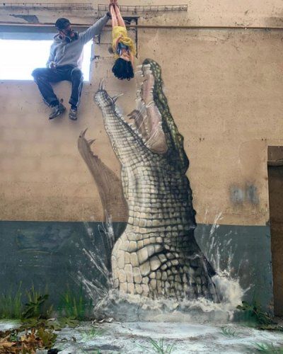 3d Art Museum, Street Art Illusions, Grafitti Street, Sidewalk Art, Street Mural, Urban Street Art, 3d Street Art, Amazing Street Art, Seni 3d