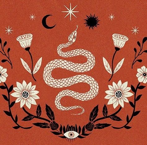 Snake Garden illustration by me. But it’s a manifestation of collaboration with my best friend. As much as we like to be alone, a voice… Kathleen Lolley, Snake Illustration, Garden Illustration, With My Best Friend, Red Packet, Flower Farm, My Best Friend, Folk Art, Best Friend