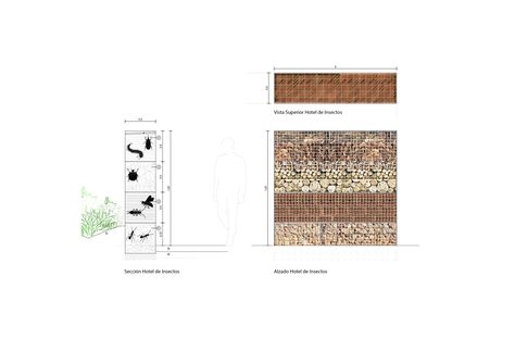 Gallery of Vallmora Park + Insect Hotel / Batlle i Roig Arquitectura - 11 Solitary Bees, Insect Hotel, Aromatic Plant, Landscape Plans, Landscaping Plants, Insects, Floor Plans, Layout, Hotel