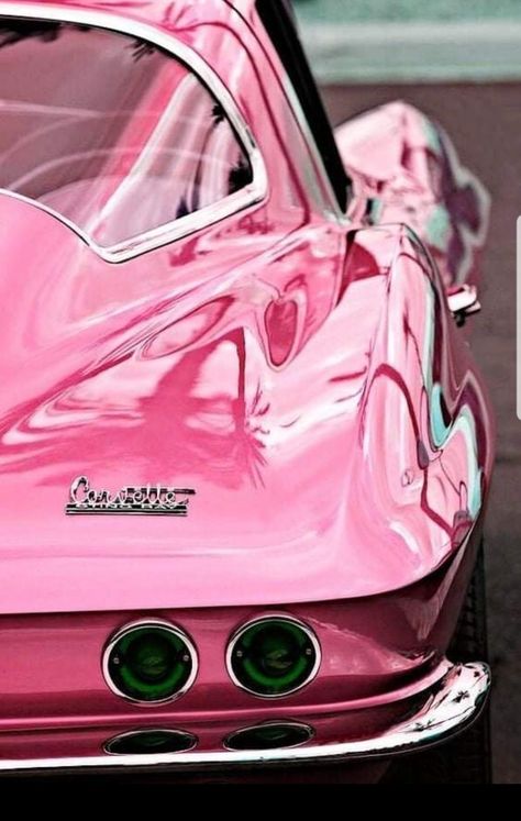 Pink Corvette, Luxe Auto's, Photo Rose, Tout Rose, Girly Car, Pink Photo, Pastel Pink Aesthetic, Pink Car, Pink Vibes