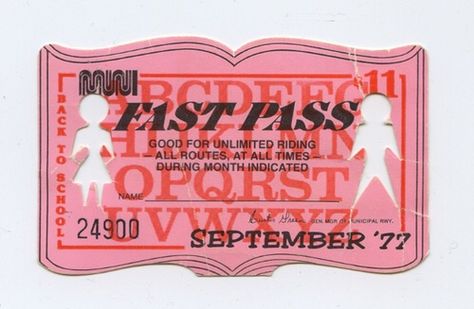 SF Muni Fast Pass September 1977 Sucks Quote, Fast Pass, Icarly, Japanese Books, Runny Nose, Comic Sans, Graphic Design Tutorials, Photo Archive, Design Tutorials