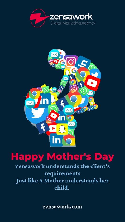 zensawork_nashik Mothers Day Digital Marketing, Garden Font, Mothers Day Ad, Mothers Day Post, Laughter Day, Mother's Day Banner, Education Banner, Fathers Day Poster, Mothers Day Poster