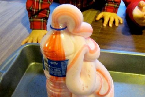 Have you ever wondered what elephant toothpaste might look like? Tell your kids that you’re going to make some together.  What you’ll need for this project:  A two-liter soda bottle, cleaned Hydrogen peroxide solution (at least 6% or greater) Dishwashing soap (liquid) Warm water One yeast packet Food coloring A cooking pan (such as for a roast) Directions: Place the soda bottle ....... Elephant Toothpaste Experiment, Cool Science Projects, Kindergarten Science Activities, Diy Science Projects, Elephant Toothpaste, At Home Science Experiments, Experiments Kids, Kid Experiments, Science Projects For Kids