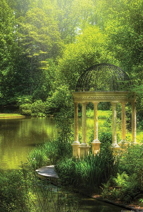 Longwood Gardens, Have Inspiration, Secret Gardens, A Pond, Green Forest, The Secret Garden, Alam Yang Indah, Lush Green, Dream Garden