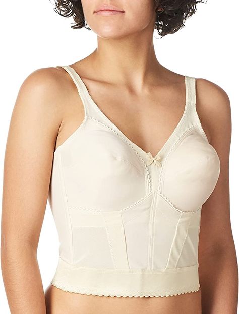 Carnival Women's Camisole Lingerie,Champagne,34C at Amazon Women’s Clothing store: Bras Playtex Bras, Wire Free Bra, What Katie Did, Free Bra, Retro Lingerie, Womens Camisoles, Soft Cup Bra, Longline Bra, Waist Cincher