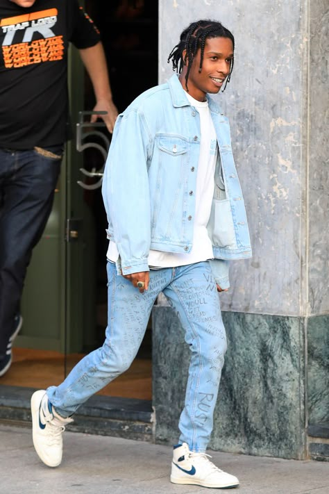 The Evolution of A$AP Rocky's Pro-Level Fashion Game Rocky Asap, Asap Rocky Outfits, Asap Rocky Fashion, Streetwear Fashion Menswear, Looks Hip Hop, Outfit Essentials, Streetwear Mode, Asap Rocky, Mens Fashion Streetwear