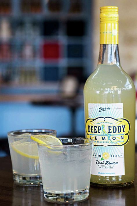 Deep Eddy Lemon Vodka Recipes, Lemon Vodka Recipes, Lemon Shots, Deep Eddy Vodka, Lemon Vodka, Vodka Recipes, Flavored Vodka, Pong Table, Rosé Wine Bottle