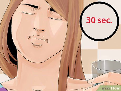 3 Ways to Gargle Saltwater - wikiHow Sore Throat Kids, Salt Water Gargle, Gargle Salt Water, Sooth Sore Throat, Sore Throat, Salt And Water, Holistic Healing, Home Remedies, Make It