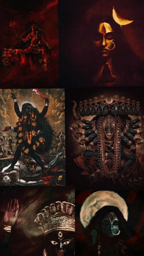 Mantar Wallpaper, Believer Aesthetic, Santan Dharma, Hindu Aesthetic, Maa Kali Images, Tantra Art, Bengali Art, Kali Ma, Maa Kali