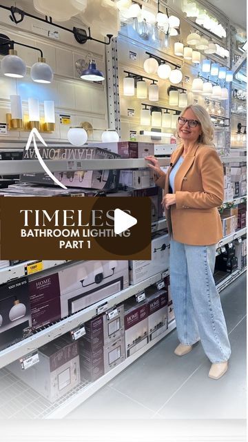 Maria Killam on Instagram: "Choosing lighting is very difficult for most people because lighting is custom to the decorating in your home 🏠 

that’s why I would not buy it from a big box store because that’s just the lighting everybody has and it’s truly builder lighting, which is never fabulous 💡

Comment INSIDER to find out more about my brand new exclusive online True Colour insider community.

He’ll meet a community that all speaks the same colour and timeless language! Help each other keep your projects on track!  And my team and I area also there 🔆

#colourmadeeasy #truecolourexpertsknowcolour #teamworkmakesthedreamwork" Maria Killam Bathroom, Bathroom Design Plans, Best Bathroom Lighting, Maria Killam, Tips Design, Design Hacks, Stunning Bathrooms, Box Store, Bathroom Sconces