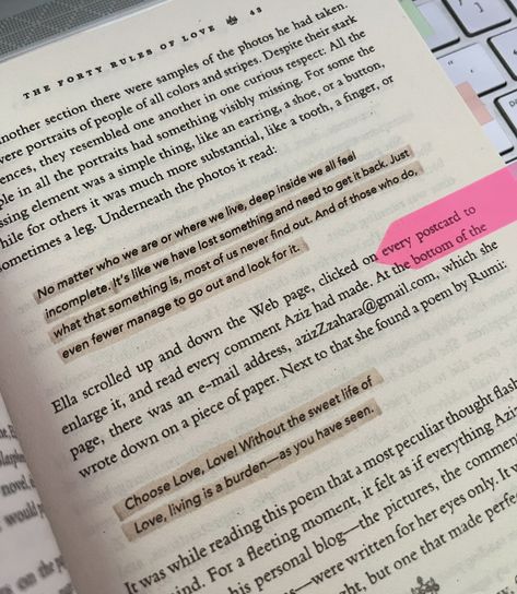 Book ~ The Forty Rules of Love by @shafakelif I absolutely loved this book and here are a few immensely beautiful quotes that I adore! ❤️‍🩹 . . . . . . #book#quotes#quotesdaily#love#thefortyrulesoflove#elifşafak#bookoftheday#quoteoftheday#lovequotes#bookstagram#booksofinstagram#bestseller#bookworm#reader#foryou#foryoupage#engagement#newpost#instagram Forty Rules Of Love Quotes, Forty Rules Of Love, Beautiful Quotes, Book Worms, Reading, Feelings, Books, Quotes