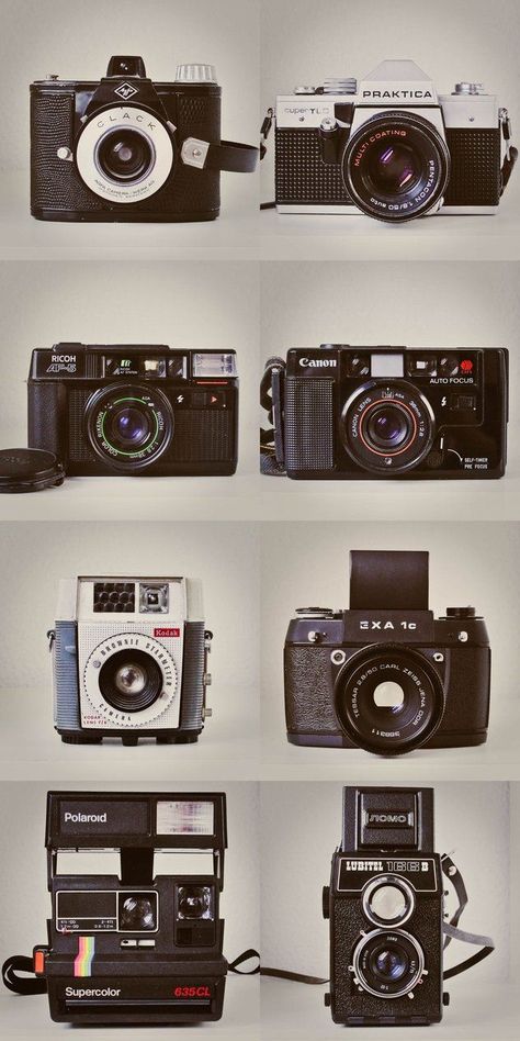 Fotocamere Vintage, Wow Photo, Camera Collection, Camera Aesthetic, Antique Cameras, Old Cameras, Polaroid Camera, Photography Vintage, Foto Tips