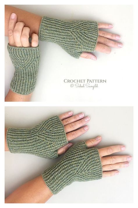 Hosta Fingerless Gloves Crochet Pattern Crochet Mitts Fingerless, Crochet Diy Gifts Ideas, Crochet Pattern Hand Warmers, Crochet Handwarmers Pattern Free, Quick Crochet Patterns Christmas, Hand Warmer Crochet Free Pattern, Fingerless Mittens Pattern Free, Knitted Gloves Fingerless, Crocheted Fingerless Gloves Free Pattern