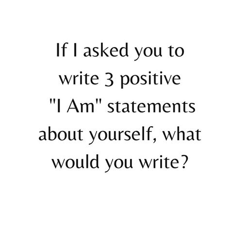 Would you struggle with answering, like I did? It was hard, so for the rest of the week I'm going to challenge myself to write down three positive things about myself daily. #innerselftalk #speakpositivityoveryourlife #selflovejourney #howtoloveyourself #howtostartover #howtofindlove Things I Should Know About Myself, Things I Like About Myself, Things I Should Know, Positive Things, I Am Statements, About Myself, Challenge Me, Self Talk, Finding Love