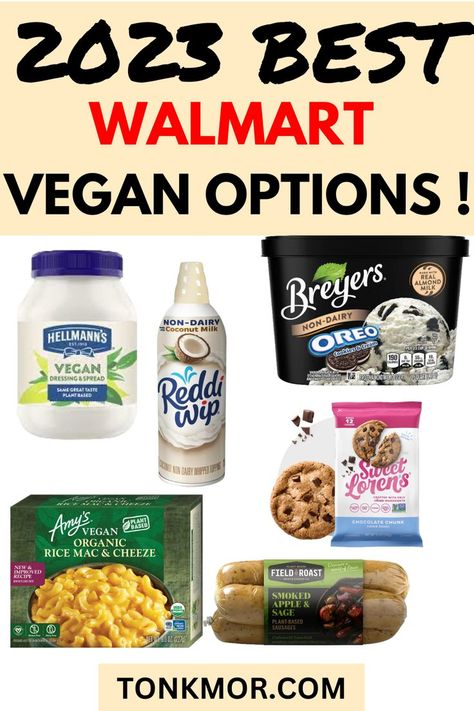 All the best Walmart vegan foods for the perfect Walmart Vegan Grocery list Walmart vegan cakes Walmart vegan Ready Meals #walmartvegan Healthy Vegan Grocery List, Vegan Staples Grocery List, Grocery List Vegan, Vegan On A Budget Grocery Lists, Vegan Meal Plan With Grocery List, Vegan Snacks To Buy, Vegan Food List Grocery Store, Vegetarian Shopping List, What Is Vegan