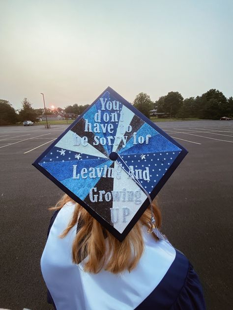 Matilda graduation cap Matilda Graduation Cap, Hary Styles, Never Grow Up, Grad Cap, Graduation Cap, Matilda, Letting Go, Growing Up, Let It Be