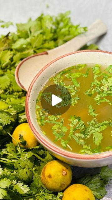 Lemon Coriander Soup, Coriander Soup, Soup Healthy, Post Insta, Healthy Soup, May 13, New Post, Vitamin C, Soups