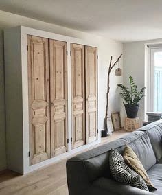 Furniture Small Spaces, Interior Modern, Furniture For Small Spaces, Wooden Doors, 인테리어 디자인, House Inspiration, Home Deco, The Wall, Home Interior Design