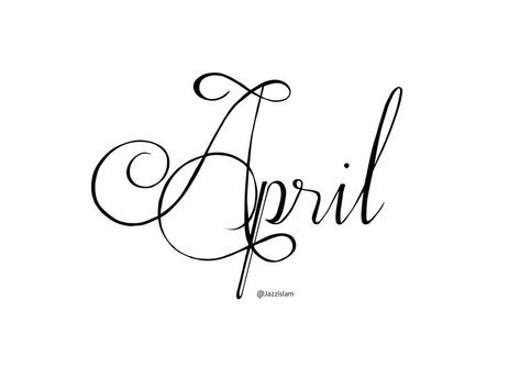 April Typography, April Font, Spring Background, Typography Fonts, Spring Easter, Arabic Calligraphy, Typography, My Life, Easter