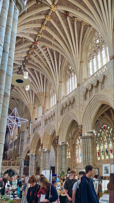 exeter cathedral University Of Exeter Aesthetic, Exeter University Aesthetic, Exeter Aesthetic, Exeter University, Uni Motivation, Autumn Market, Exeter Cathedral, Quintessentially British, Dream School