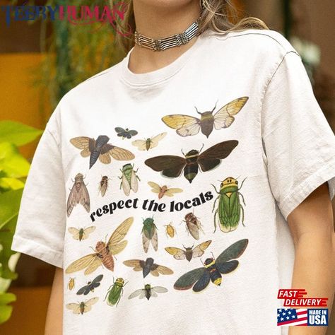 Cicada 2024 Forestcore T-Shirt Dark Academia Clothing Goblincore Gifts Year Of The Brood Bug Entomology Insects Tee Save Planet Hoodie Check more at https://teebyhuman.com/product/cicada-2024-forestcore-t-shirt-dark-academia-clothing-goblincore-gifts-year-of-the-brood-bug-entomology-insects-tee-save-planet-hoodie/ Goblincore Gifts, Save Planet, Academia Clothing, Dark Academia Clothing, Iconic Album Covers, Shirt Designs For Men, Save The Planet, Quality T Shirts, Dark Academia