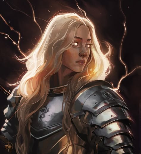 Galadriel Art, Pillars Of Eternity, Female Knight, Fantasy Story, Character Creation, Dnd Characters, Character Portraits, Fantasy Character Design, Character Concept