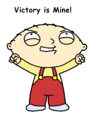 Victory Is Mine, Learn Economics, Family Guy Stewie, Non Scale Victory, Stewie Griffin, Leadership Development, World Domination, Cartoon Character, Success Stories